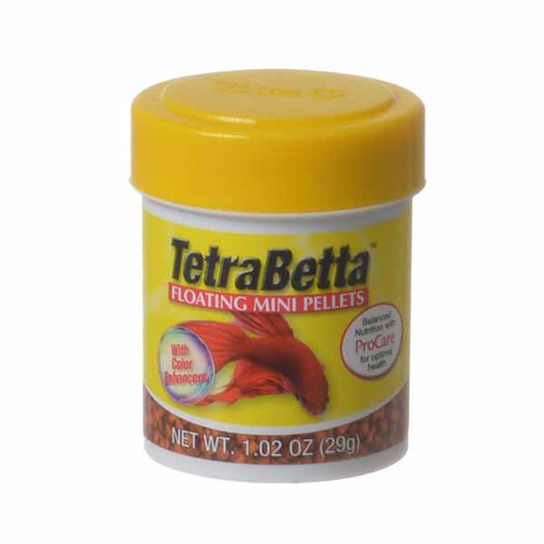 Tetra TetraBetta Floating Mini Pellets - 1.02 oz - 5 Pieces