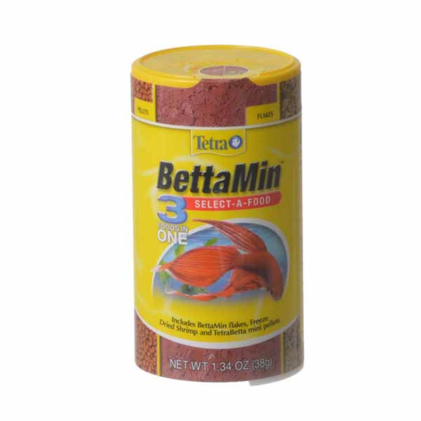 Tetra BettaMin Select - A - Food - 1.3 oz - 4 Pieces