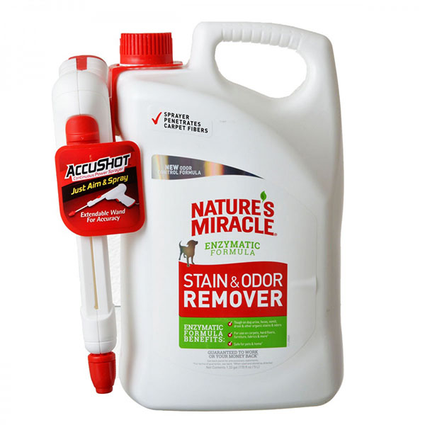Nature's Miracle Stain and Odor Remover Battery Operated Power Spray - 1.33 Gallons