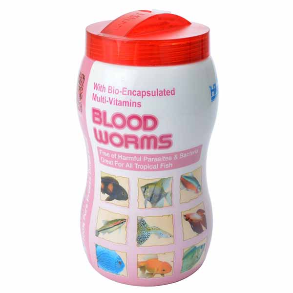 Hikari Blood worms - Freeze Dried - 1.58 oz - 45 Grams