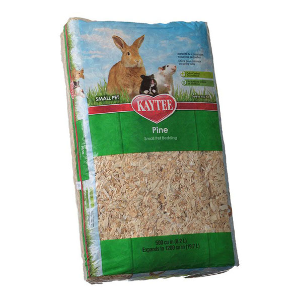 Kaytee Pine Small Pet Bedding - 1 Bag - 500 Cu. In. Expands to 1,200 Cu. In. - 2 Pieces