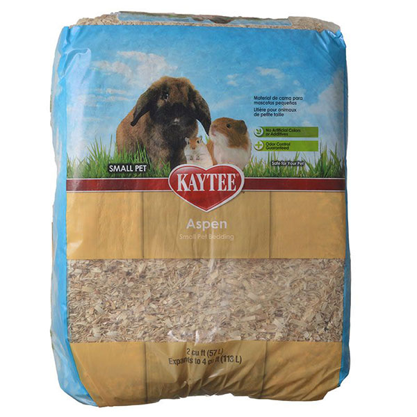 Kaytee Aspen Small Pet Bedding and Litter - 1 Bail - 2 Cu. Ft. Expands to 4 Cu. Ft.
