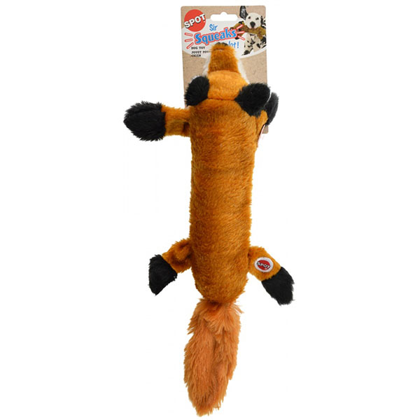 Spot Sir-Squeaks-A-Lot Dog Toy - Assorted Styles - 1 Count - 19 in. Long - 2 Pieces