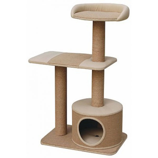 Pet Pals Pillar Cat Tree with Condo - 1 Count