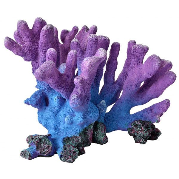 Aqua top Aquarium Coral Decoration - Purple/Blue - 1 Count