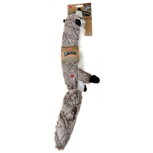 Spot Skinniness Extreme Quilted Raccoon Toy - Regular - 1 Count - 2 Pieces