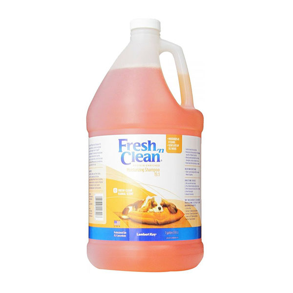 Fresh 'n Clean Scented Shampoo with Protein - Fresh Clean Scent - 1 Gallon Concentrate - Makes 15 Gallons