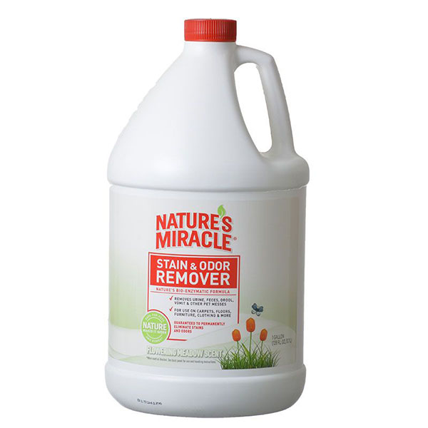 Nature's Miracle Just for Cats Stain and Odor Remover - Flowering Meadow Scent - 1 Gallon