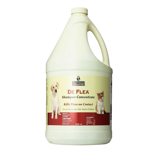 Natural Chemistry De Flea Shampoo Concentrate - 1 Gallon