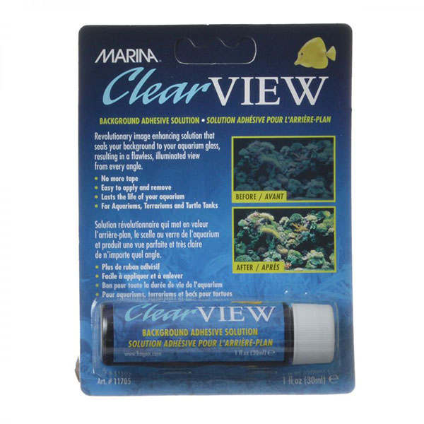 Marina Clear View Background Adhesive Solution - 1 oz - 2 Pieces