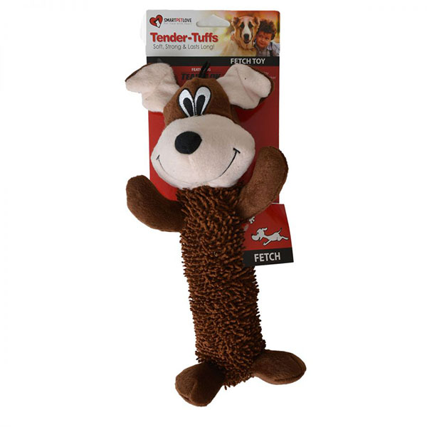 Smart Pet Love Shaggy Brown Dog Dog Toy - 1 Pack - 12 in. Long