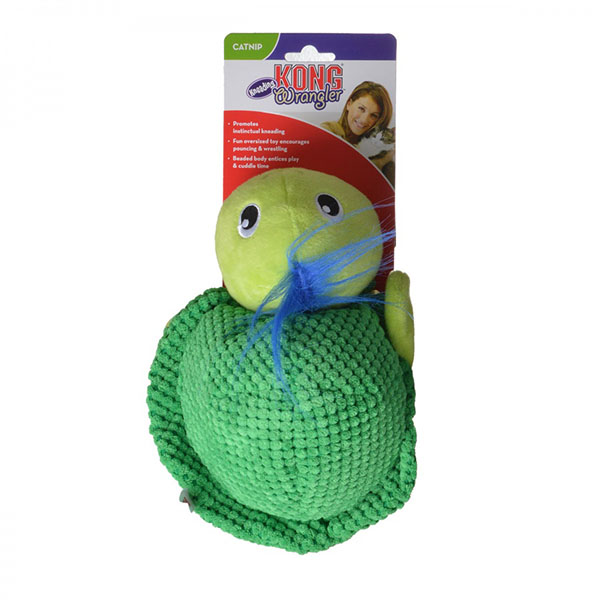 Kong Wrangler Kneading Cat Toy - Turtle - 1 Pack - 2 Pieces