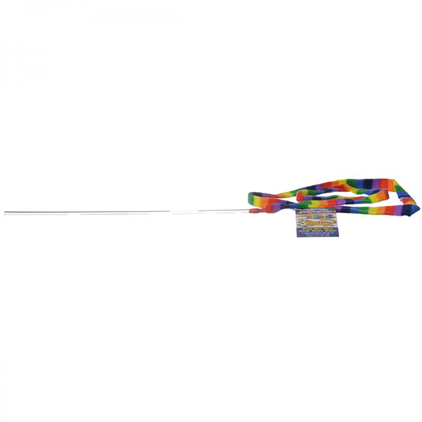 Cat Dancer Rainbow Charmer Wand Cat Toy - 1 Pack - 2 Pieces