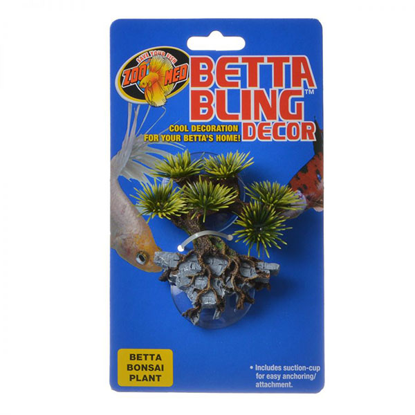 Zoo Med Betta Bling Bonsai Plant Decor - 1 Pack - 2 Pieces