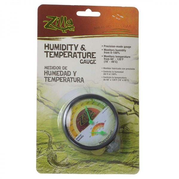 Zilla Humidity and Temperature Gauge - 1 Pack
