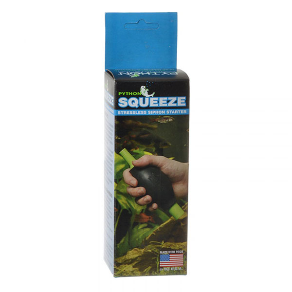 Python Squeeze Stress less Siphon Starter - 1 Squeeze - Includes 1/4 in. and 1/2 in. Adapters - 2 Pieces