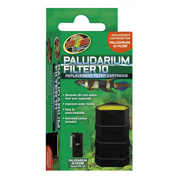 Zoo Med Paludarium Replacement Filter Cartridge - 10 Gallons - 2 Pieces