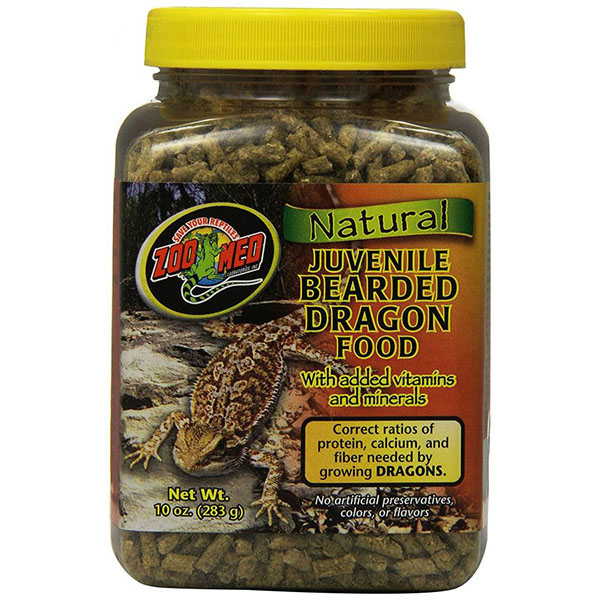 Zoo Med Natural Juvenile Bearded Dragon Food - 10 oz - 2 Pieces