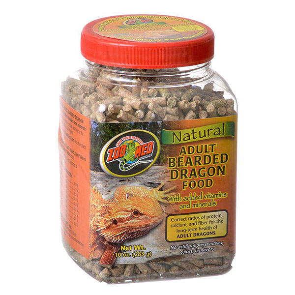 Zoo Med Natural Adult Bearded Dragon Food - 10 oz - 2 Pieces