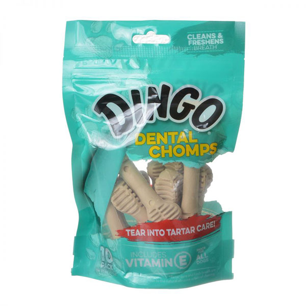 Dingo Dental Chomps for Total Care - 10 Pack - 2 Pieces
