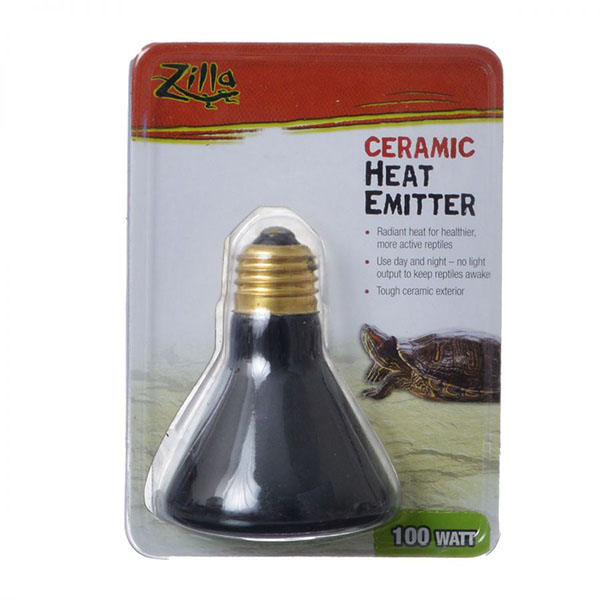 Zilla Ceramic Heat Emitter Bulb - 100 Watt