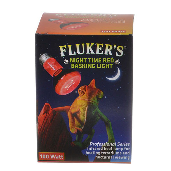 Flukers Professional Series Nighttime Red Basking Light - 100 Watt