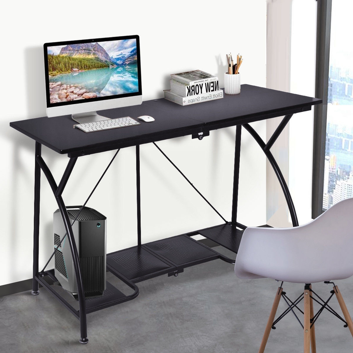 Modern Folding Computer Desk Writing Table