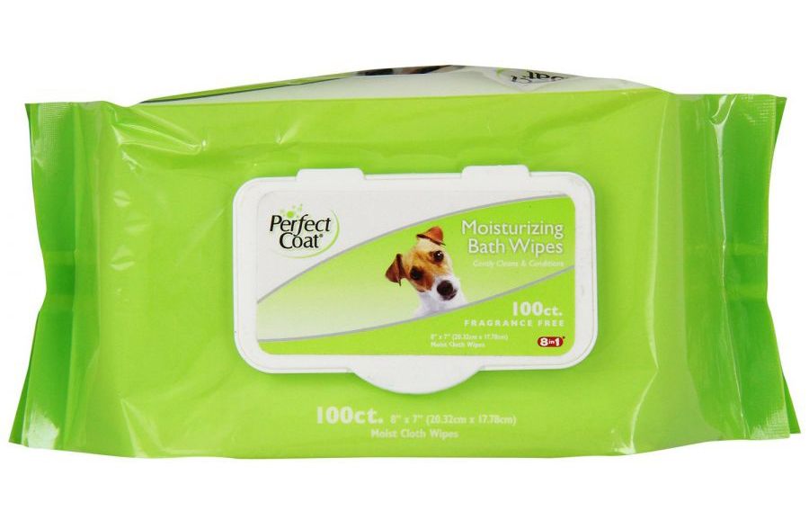 Perfect Coat Moisturizing Bath Wipes - 100 Pack