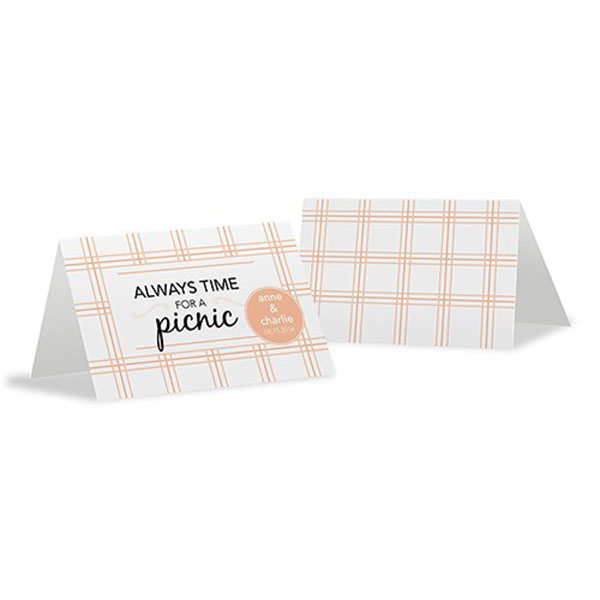 Always Time For A Picnic Tent Card
