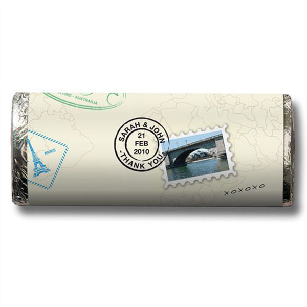 Vacation Theme Nut Free Gourmet Milk Chocolate Bar