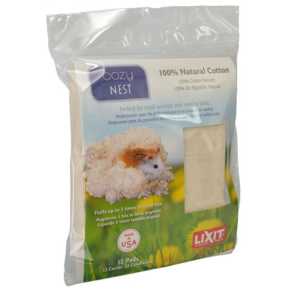 Lixit Cozy Nest Natural Cotton Bedding - 12 Count - 5 Pieces