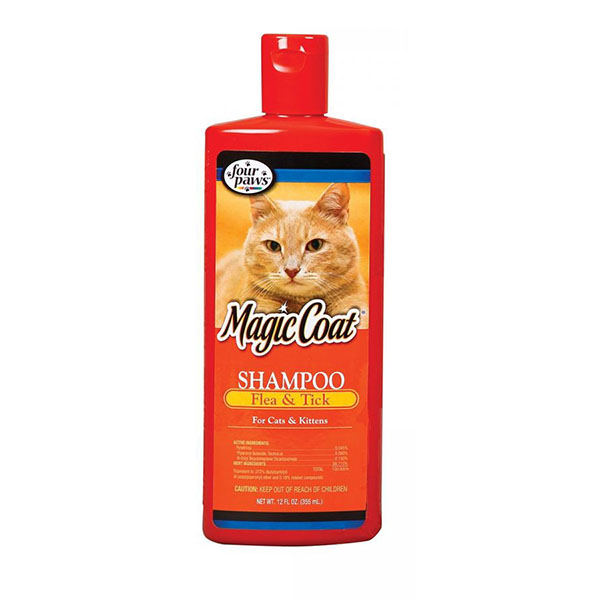Magic Coat Flea and Tick Shampoo for Cats and Kittens - 12 oz - 2 Pieces