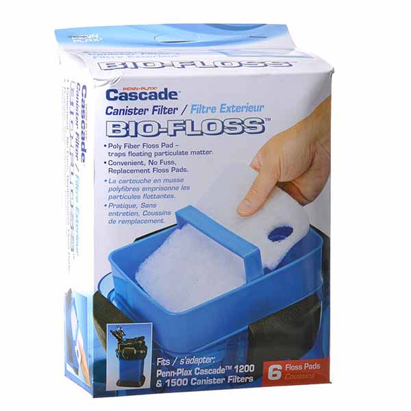 Cascade Canister Filter Bio-Sponge - 1200 and 1500 Bio Sponge - 6 Pack