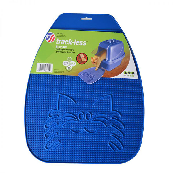Van Ness Track-Less Litter Mat - 13.75 in. L x 17 in. W x .5 in. H - 2 Pieces