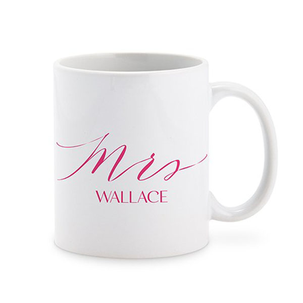 Personalized Coffee Mug - Mrs