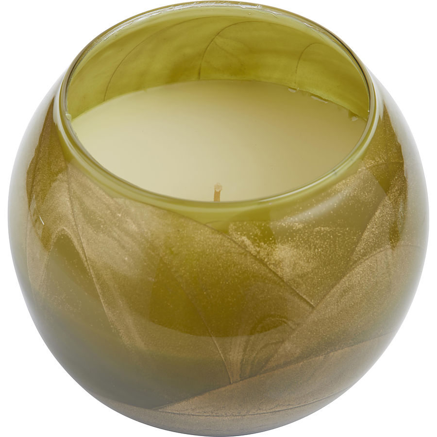 Olive Candle Globe - The Inside Of This 4 In Polished Globe