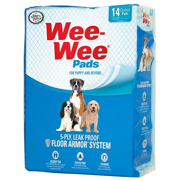 Four Paws Wee Wee Pads Original - 7 Pack - 22 in. Long x 23 in. Wide - 2 Pieces