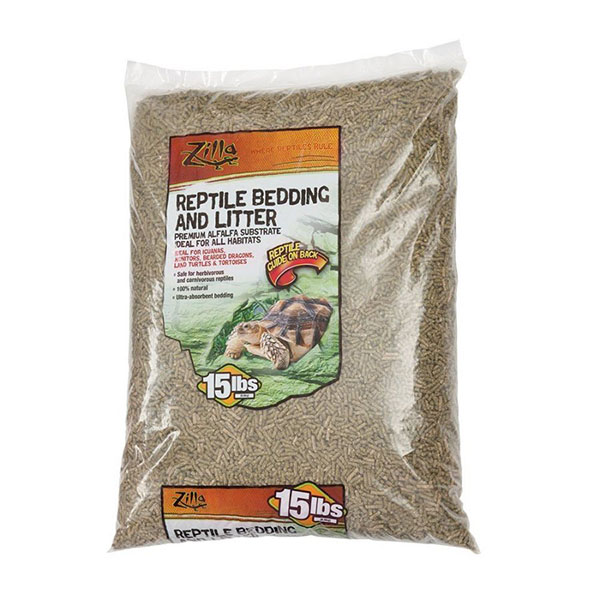 Zilla Reptile Bedding and Litter - Alfalfa Substrate - 15 lbs