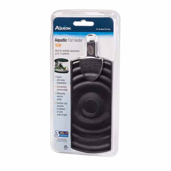 Aqueous Aquatic Flat Heater - 15 watt - 10 gallons