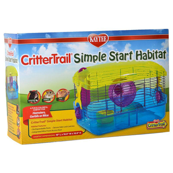 Kaytee Critter Trail Simple Start Habitat - 16 in. L x 10.5 in. W x 10.5 in. H