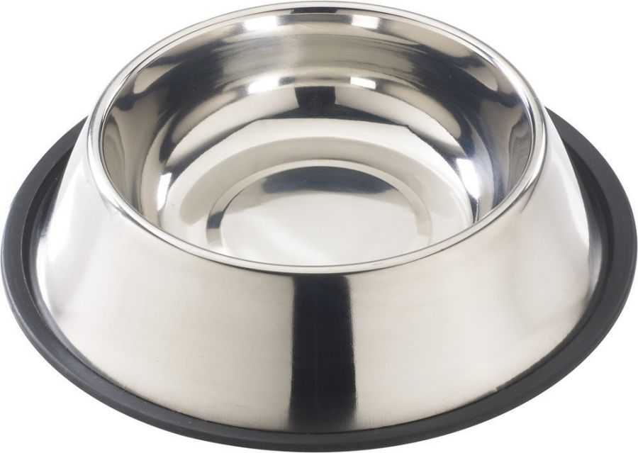 Spot Stainless Steel No Tip Food Dish - 16 oz 8.25 Diameter Base
