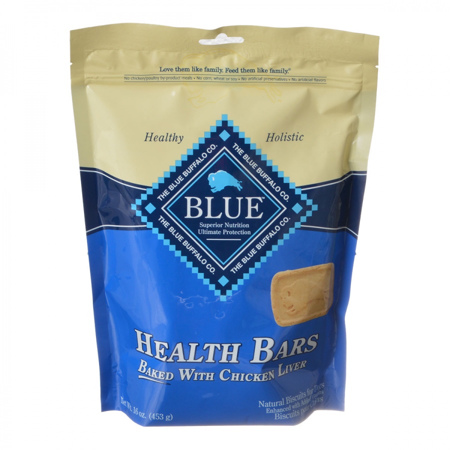 Blue Buffalo Health Bars Dog Biscuits - Baked with Chicken Liver -  16 oz