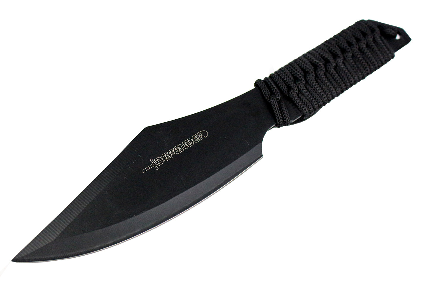 11 in. Black Chopp Blade Knife with Sheath