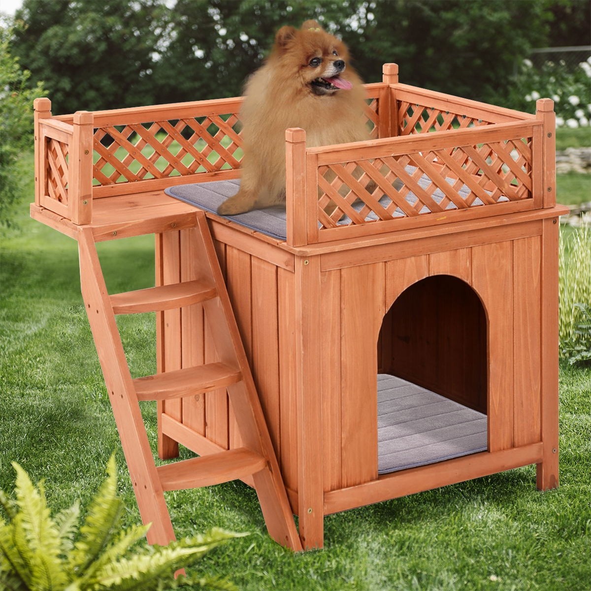 Wooden Puppy Pet Dog House