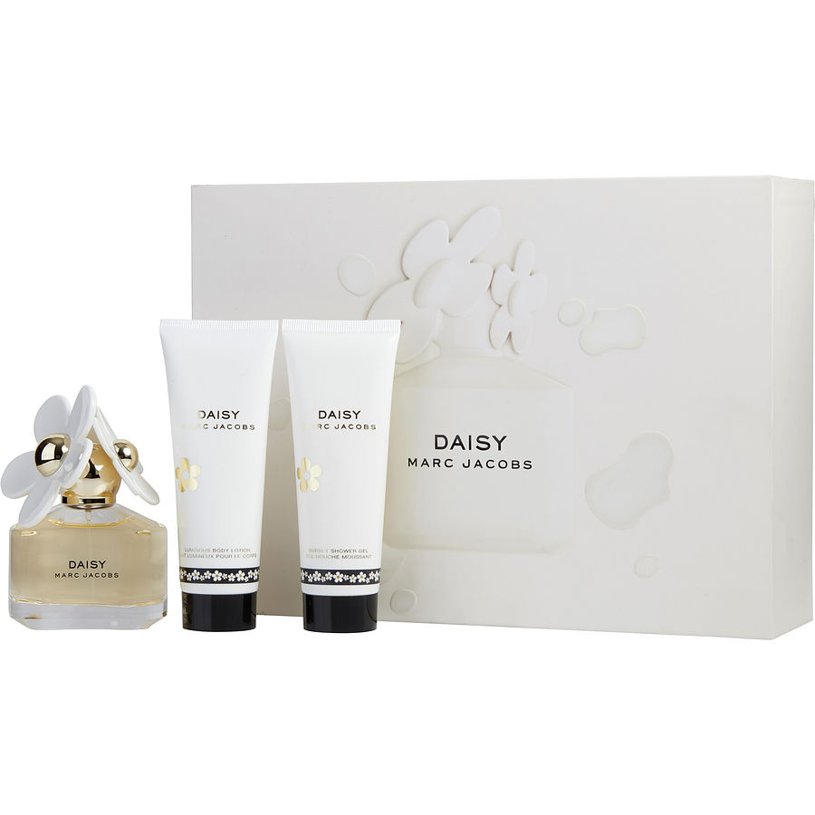 Marc Jacobs Daisy - Eau De Toilette Spray 1.7 oz And Luminous Body Lotion 2.5 oz And Shower Gel 2.5 oz