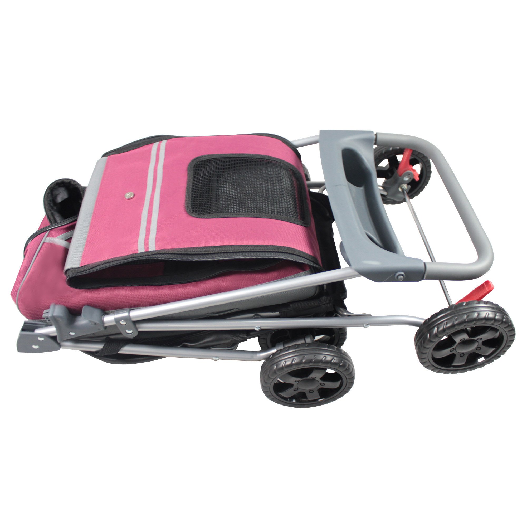 Outdoors All-Surface Convertible All-In-One Pet Stroller Carrier And Car-Seat 