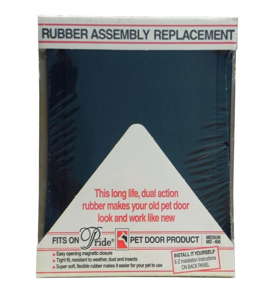 Pride Pet Doors Rubber Assembly Replacement Pet Door Flap - Medium 14.5 Long x 10.5 Wide