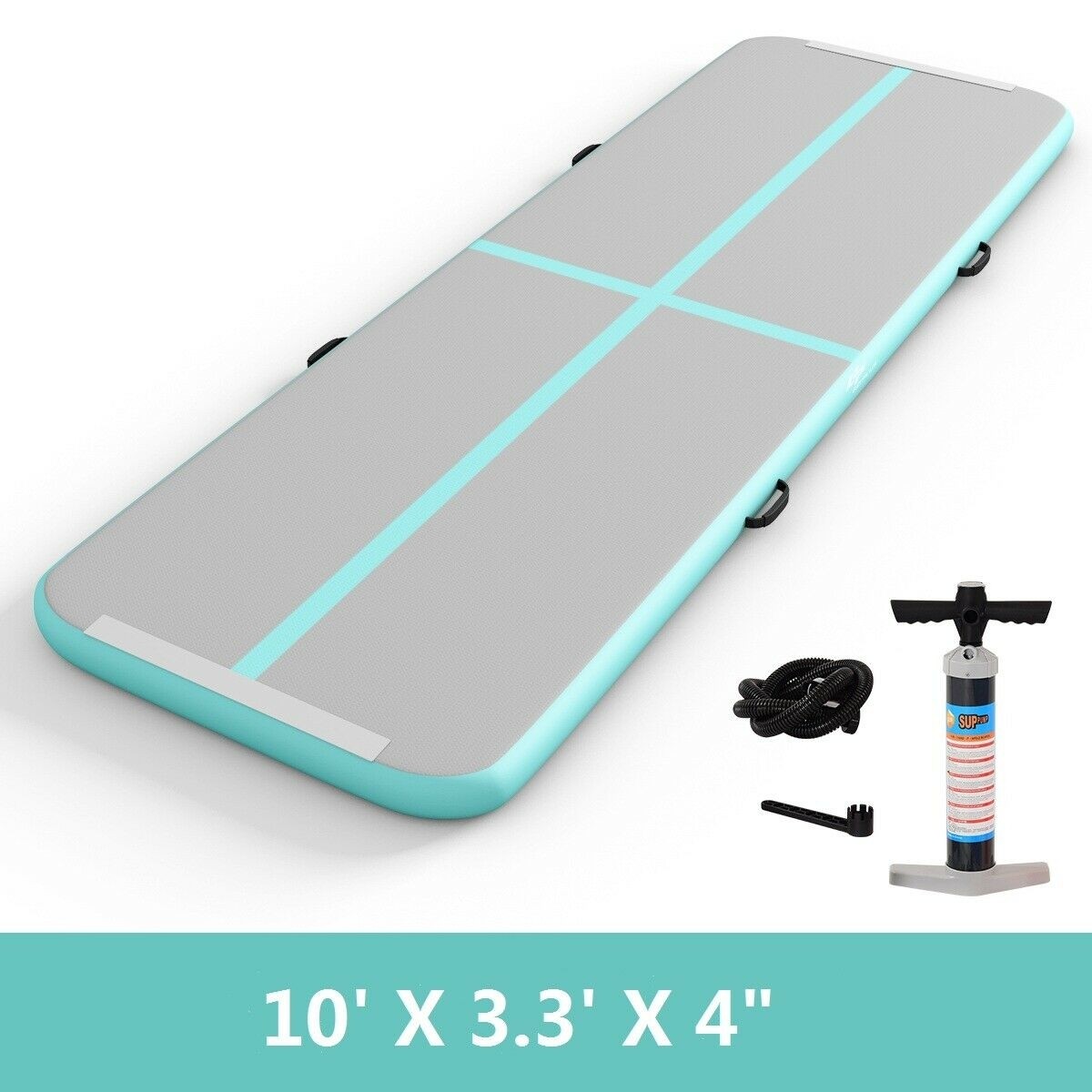 Air Track Inflatable Gymnastics Tumbling Floor Mats With Pump