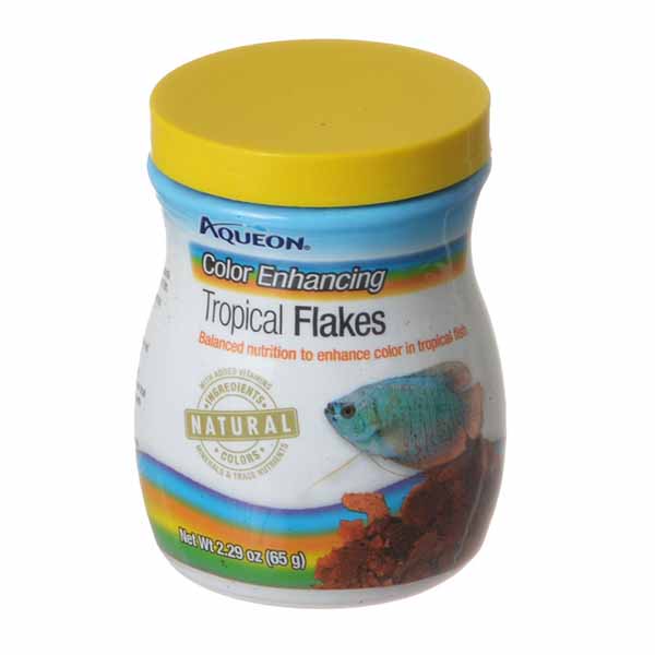 Aqueous Color Enhancing Tropical Flakes Fish Food - 2.29 oz - 2 Pieces