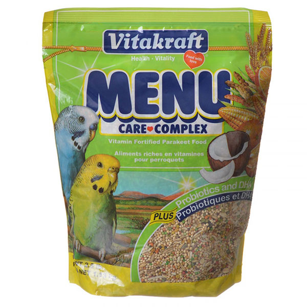 Vitakraft Menu Care Complex Parakeet Food - 2.5 lbs